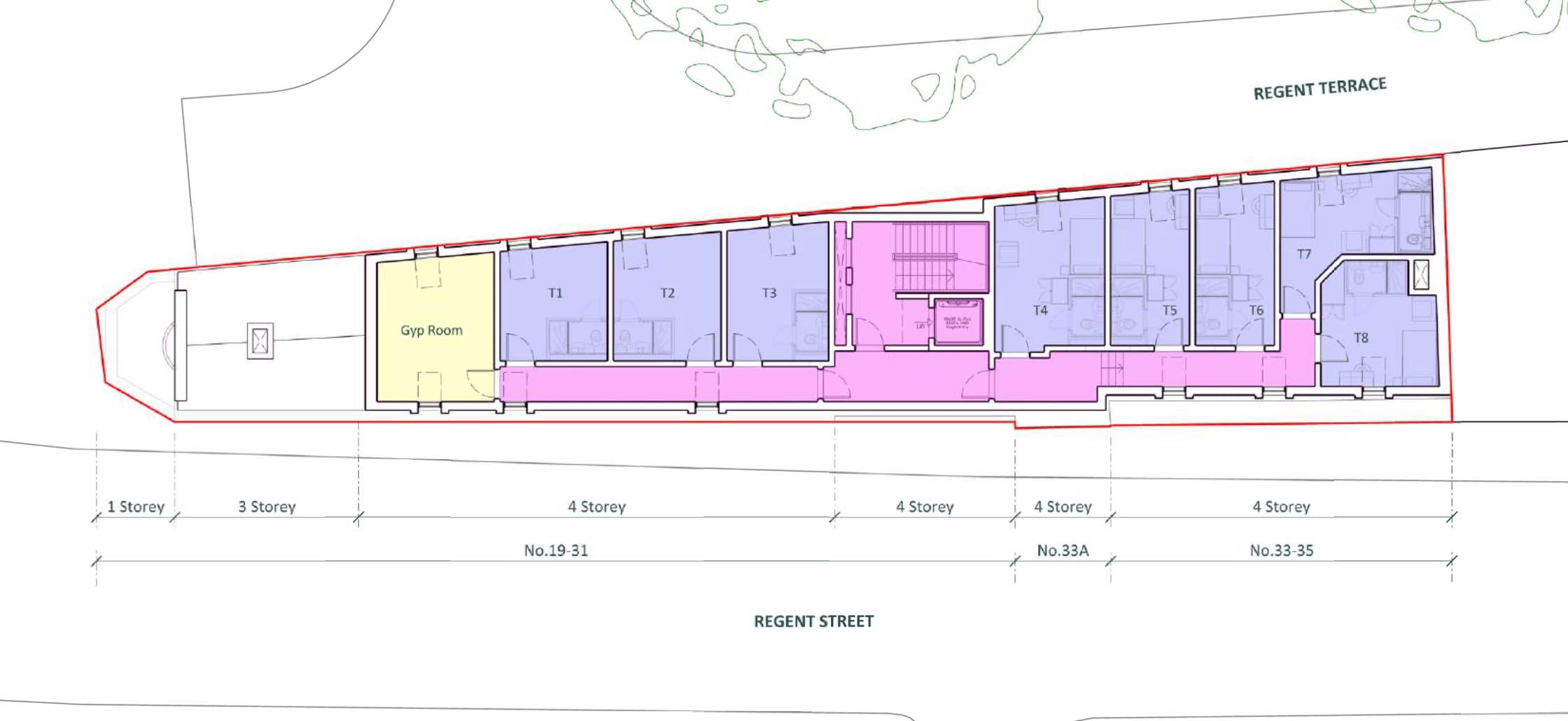 Proposed third floor plan